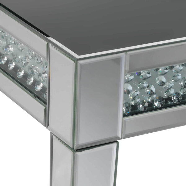 Aria End Table - Mirrored Glass Aria End Table - Mirrored Glass
