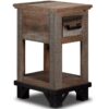 Baron Chairside Table - Barnwood