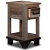 Baron Chairside Table - Barnwood