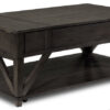 Brandon 48" Lift-Top Coffee Table - African Grey