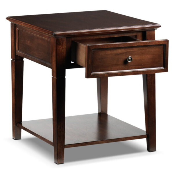 Coventry 22" End Table - Walnut