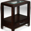 Felicia 24" End Table - Espresso