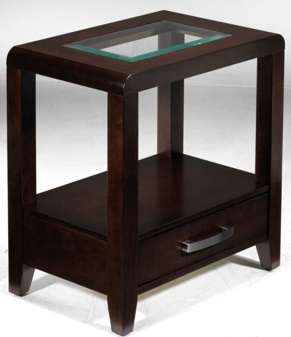 Felicia 24" End Table - Espresso