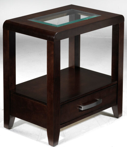 Felicia 24" End Table - Espresso