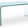 Flow 43.5" Coffee Table - Glass