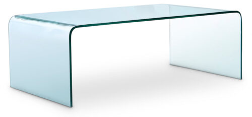 Flow 43.5" Coffee Table - Glass Flow 43.5" Coffee Table - Glass