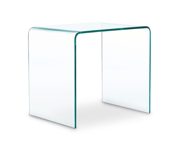 Flow II 23.75" End Table - Glass Flow II 23.75" End Table - Glass