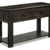 Gable 50" Sofa Table - Weathered Charcoal