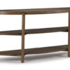 Hadleigh 62" Sofa Table -Honey Brown Finish