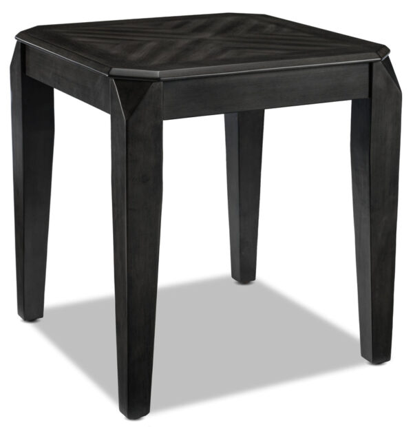 Lennox 21" End Table - Dark Grey