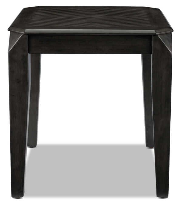 Lennox 21" End Table - Dark Grey