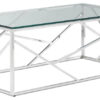 Lexie Coffee Table - Stainless Steel