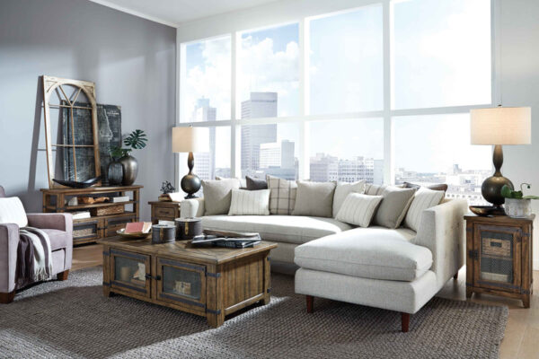 London 50" Lift-Top Coffee Table - Natural Pine