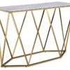 Lynn 48" Sofa Table - Marble and Gold Lynn 48" Sofa Table - Marble and Gold