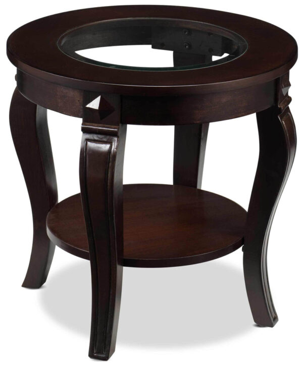 Madeira 22" End Table - Walnut