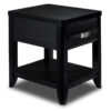 Manila 20" End Table - Black