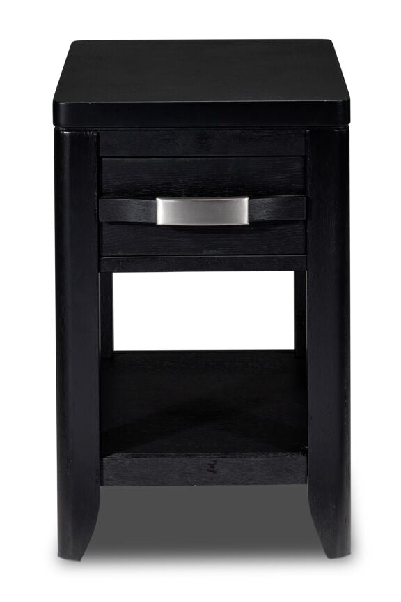 Manila 24" Chairside Table - Black Manila 24" Chairside Table - Black