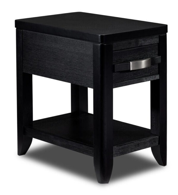 Manila 24" Chairside Table - Black Manila 24" Chairside Table - Black