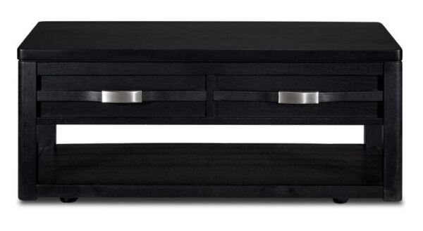 Manila 48" Lift-Top Coffee Table - Black