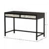 Nurelle Desk - Ebony