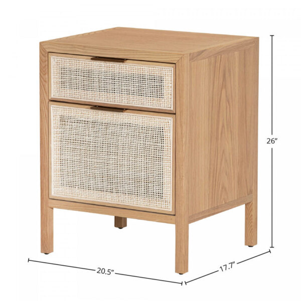 Nurelle Filing Cabinet - Natural Nurelle Filing Cabinet - Natural