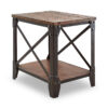 Pinebrook 18" End Table - Distressed Natural Pine