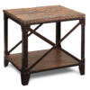 Pinebrook 22" End Table - Distressed Natural Pine