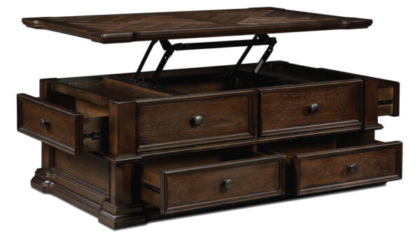 Roman 48" Lift-Top Coffee Table - Walnut Roman 48" Lift-Top Coffee Table - Walnut