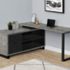 Runo Desk - Concrete Grey Runo Desk - Concrete Grey