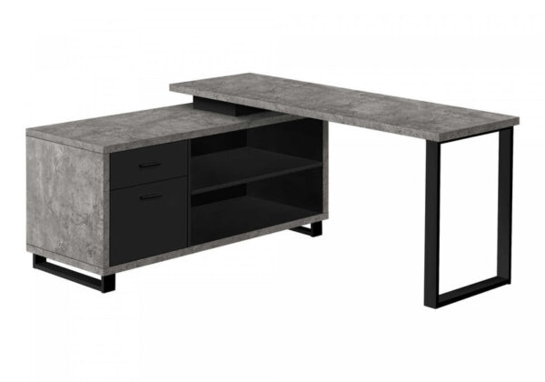 Runo Desk - Concrete Grey Runo Desk - Concrete Grey