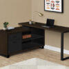 Runo Desk - Espresso Brown