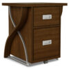 Savo 2-Drawer File Cabinet - Brown