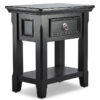 Turner 23" Side Table - Black