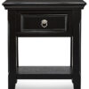 Turner 23" Side Table - Black