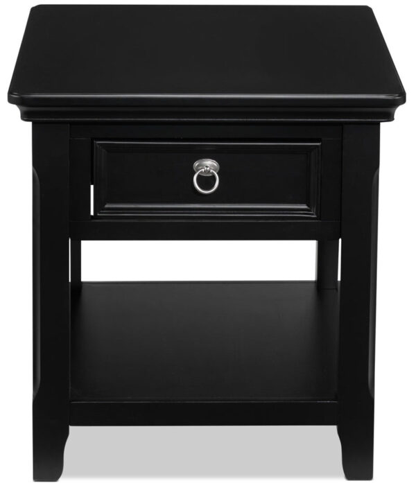 Turner 26" End Table - Black