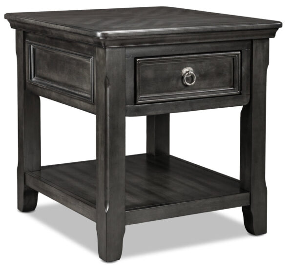 Turner 26" End Table - Grey