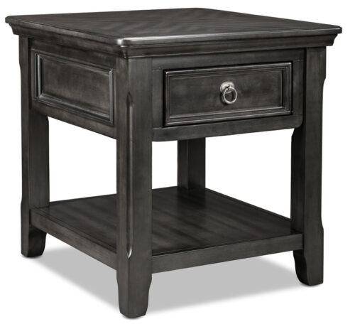 Turner 26" End Table - Grey