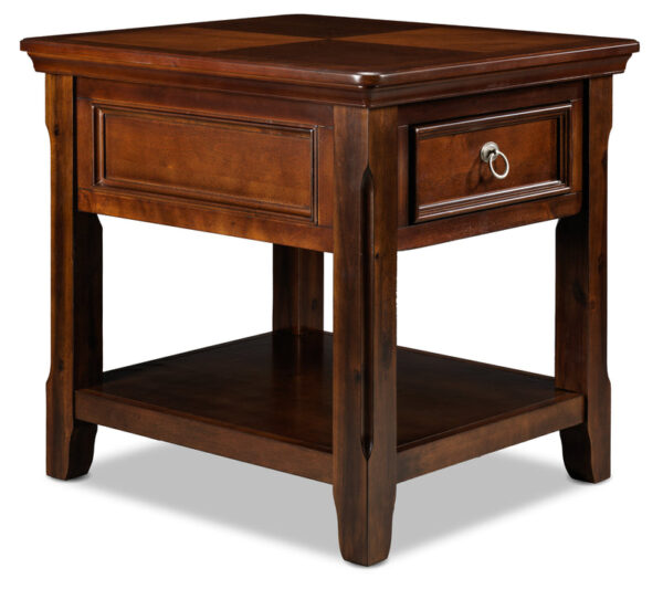 Turner 26" End Table - Walnut