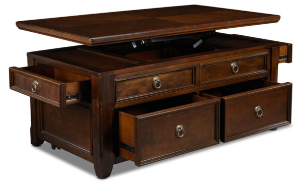 Turner 46" Lift-Top Coffee Table - Walnut Turner 46" Lift-Top Coffee Table - Walnut