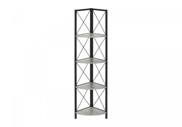 Zeva Bookcase - Grey