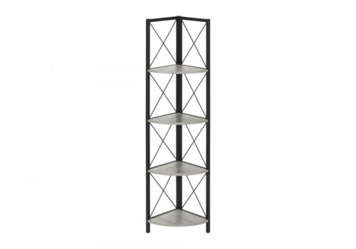 Zeva Bookcase - Grey
