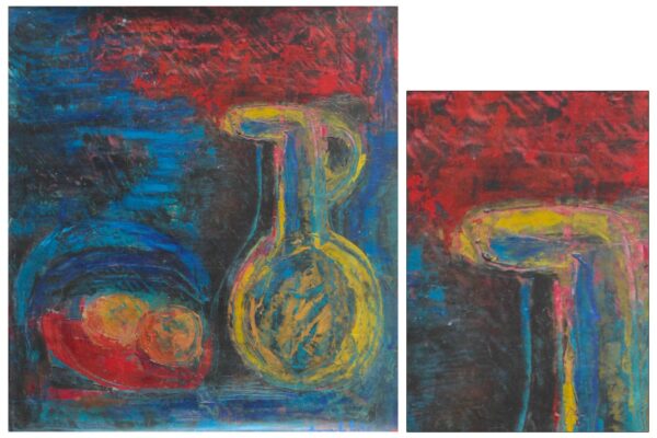 Peru Fine Art Original Oil Expressionist Painting, 'Andean Culture'