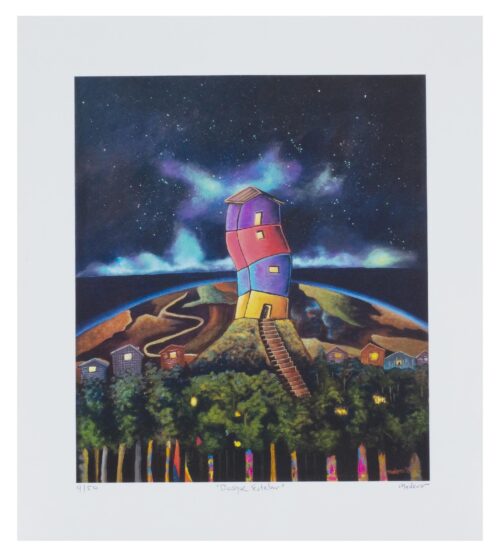 Surrealist Giclée on Canvas, 'Star Forest'